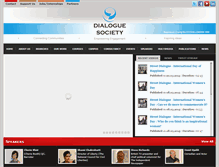 Tablet Screenshot of dialoguesociety.org
